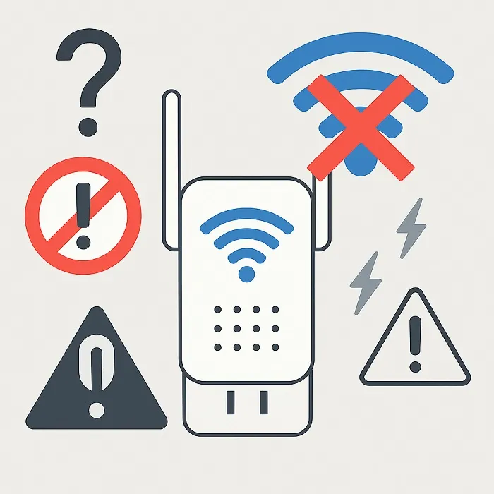 solucion errores repetidores wifi